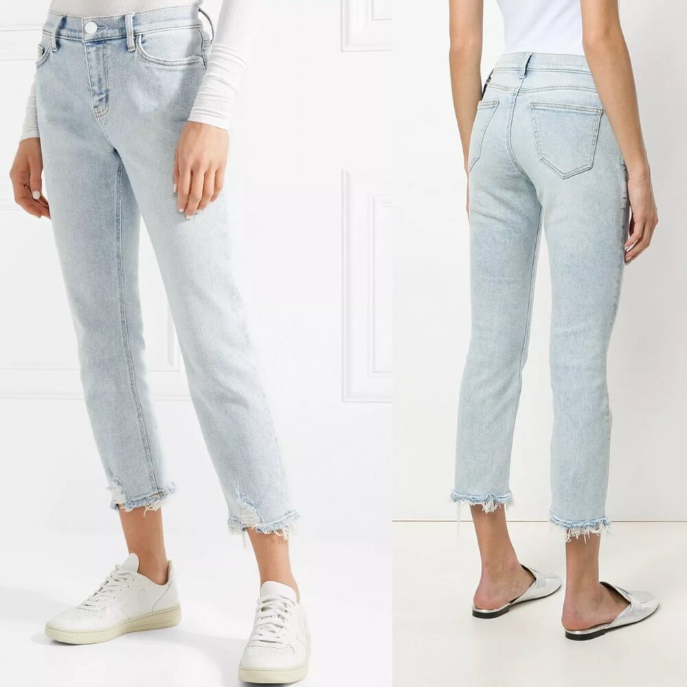 Current Elliot the cropped straight Punk hem NWT